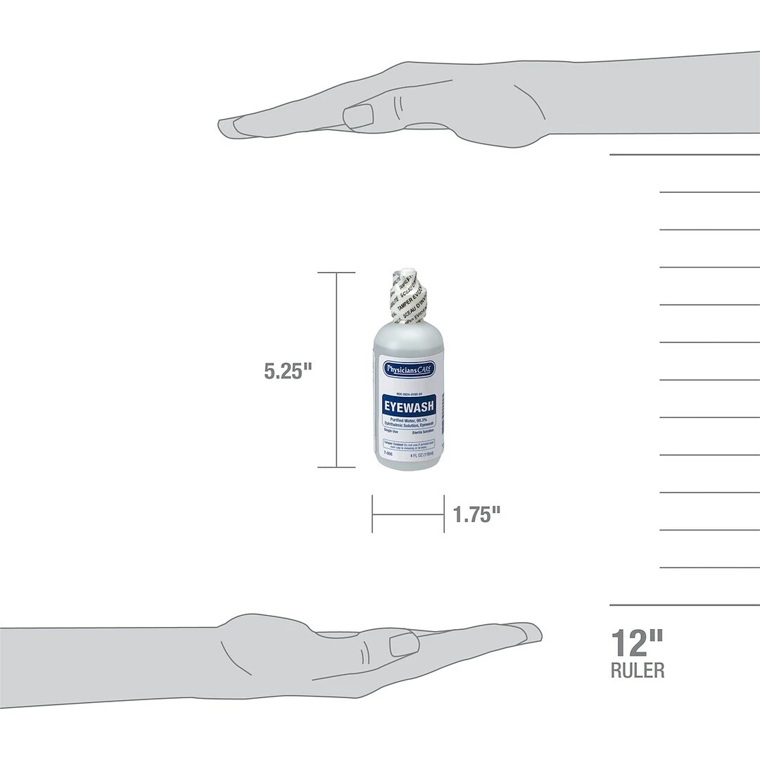 First Aid Only® PhysiciansCare® SmartCompliance® Refill Eyewash, 4 Oz. (FAE-7016) - Image 4