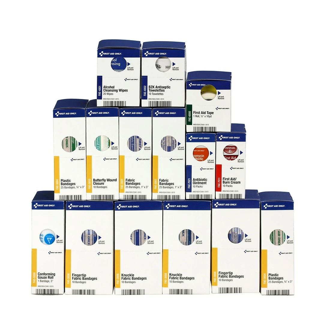 First Aid Only SmartCompliance 15 Piece First Aid Kit (700001)