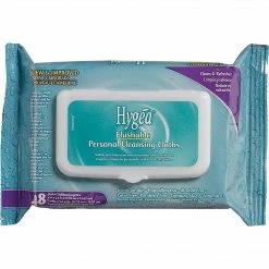 Nice-Pak Hygea Flushable Wipes, Floral, 48 Wipes/Pack 12 Packs/Case (A500F48)