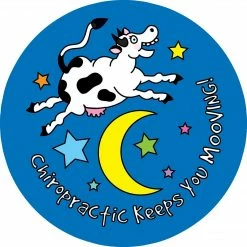 Medical Arts Press® Chiropractor Stickers, Cow