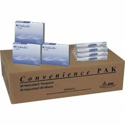 Naturelle Tampons And Pads, 100/Carton (25160273)