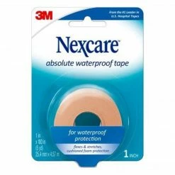 Nexcare Absolute Waterproof First Aid Tape, 1" X 5 Yds. (731)