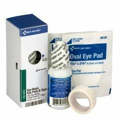 First Aid Only™ ANSI SmartCompliance Refill Eye Wash, Eye Pads & Tape For Up To 10 Persons, 1/Box (FAE-6022)