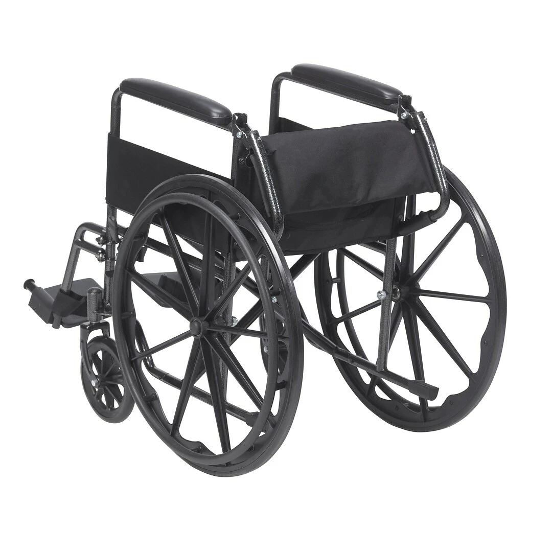 Drive Medical Silver Sport 1 Wheelchair With Full Arms And Swing Away Removable Footrest (SSP118FA-SF) - Image 5