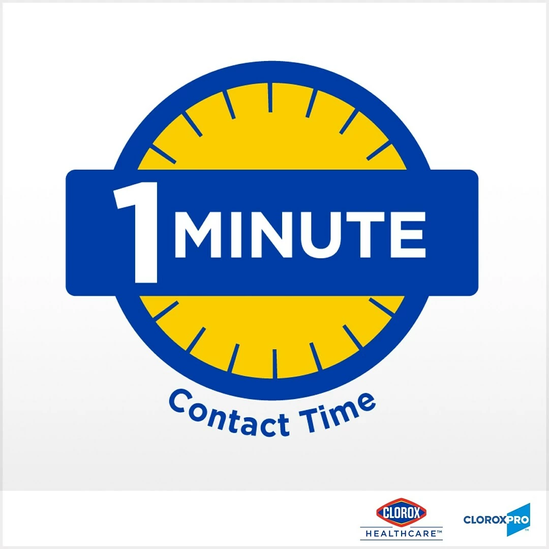 Clorox Healthcare® Disinfecting Wipes, 95 Wipes/Container, 6/Carton (CXS30824CT) - Image 2