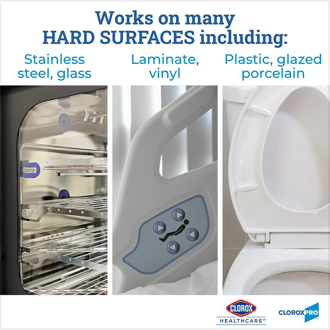 Clorox Healthcare® Disinfecting Wipes, 95 Wipes/Container, 6/Carton (CXS30824CT) - Image 5