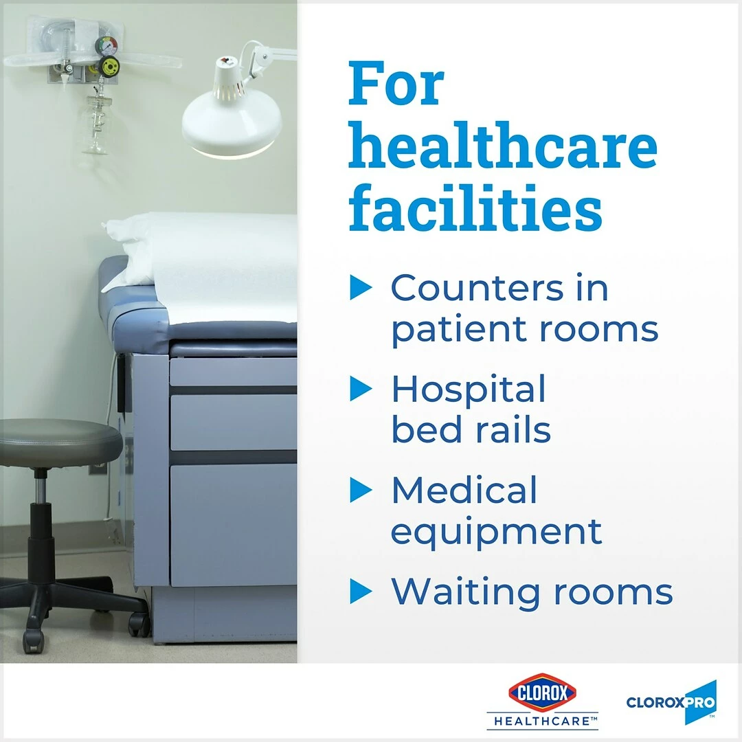 Clorox Healthcare® Disinfecting Wipes, 95 Wipes/Container, 6/Carton (CXS30824CT) - Image 8